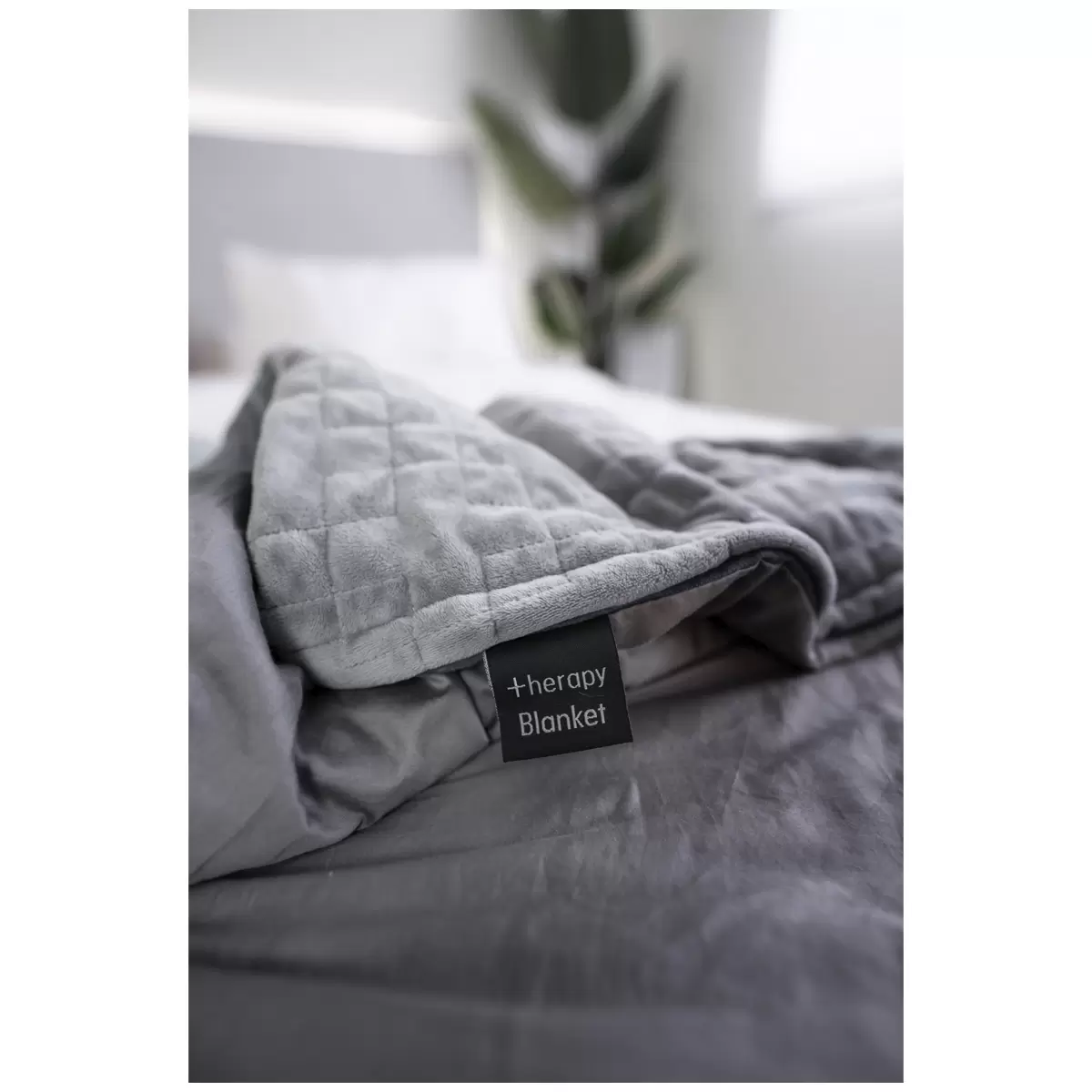 Therapy Super King Blanket with Cover Space Grey 14kg
