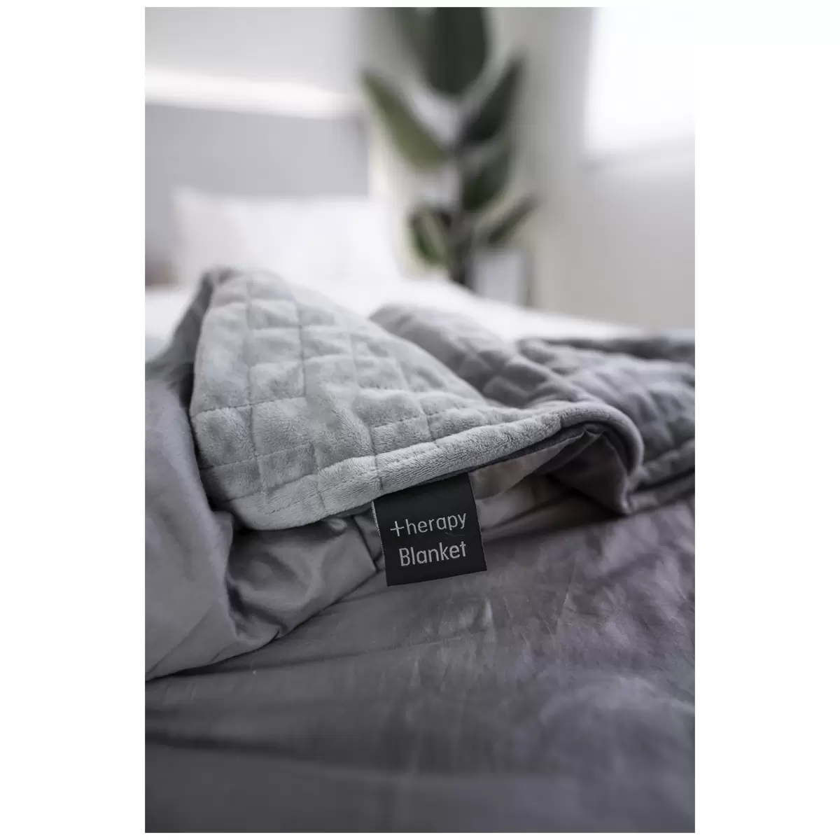 Therapy King Blanket with Cover Space Grey 10kg