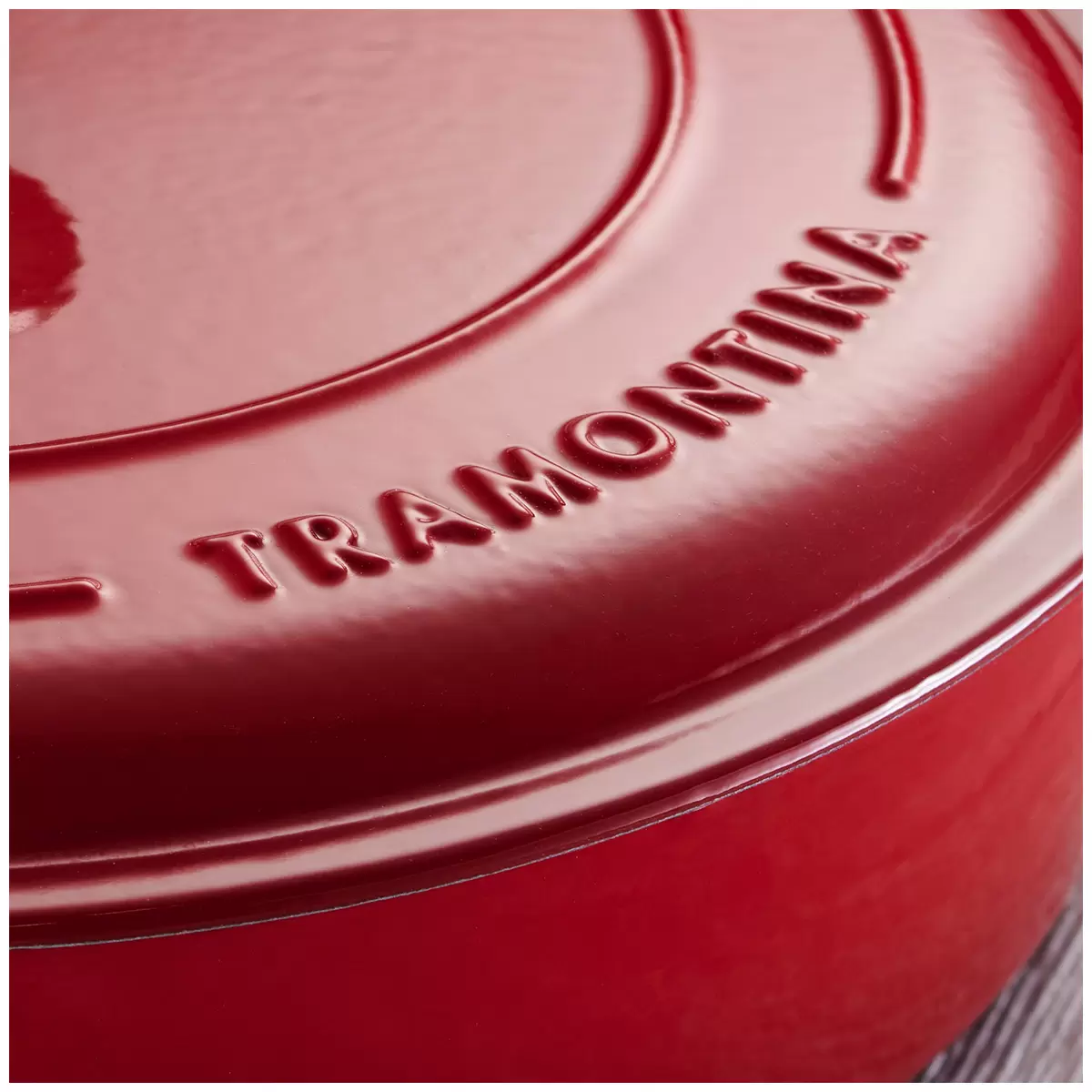 Tramontina 4-Quart Covered Enameled Cast Iron Braiser Red