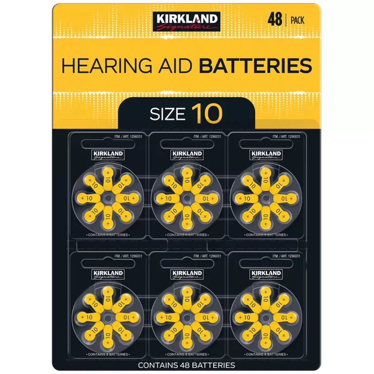 Kirkland Signature Hearing Aid Batteries Size 10 2 x 48 Pack