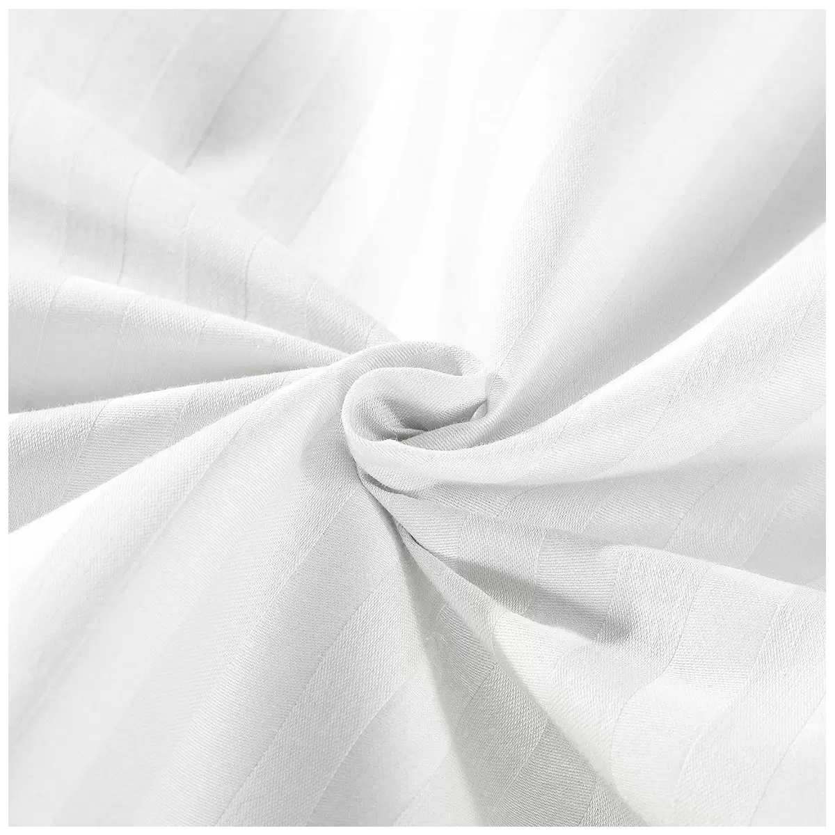 Sheet Set Stripes Queen - White