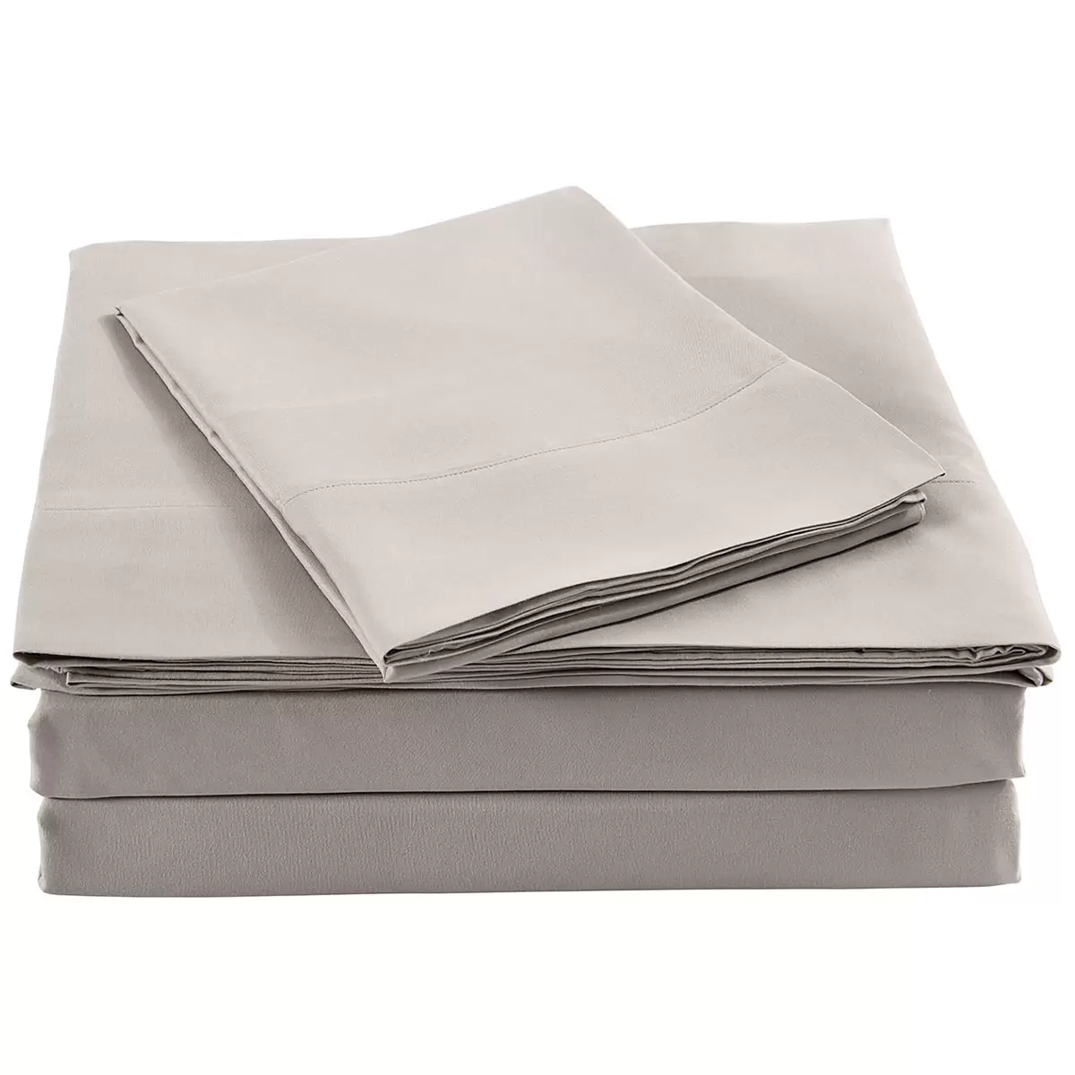 Bdirect Royal Comfort Blended Bamboo Sheet Set Double - Warm Grey