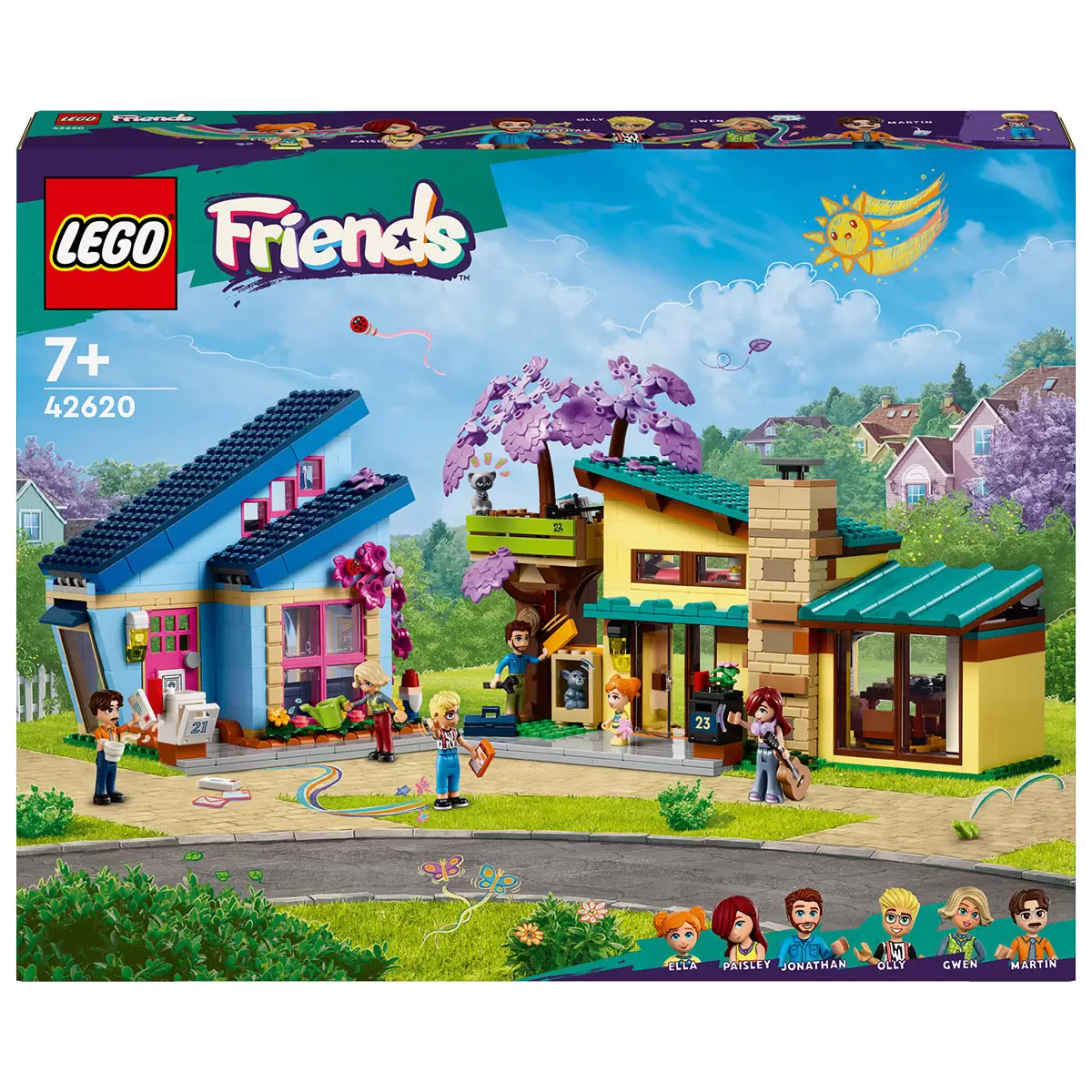 LEGO Friends Olly and Paisley's Family Houses 42620