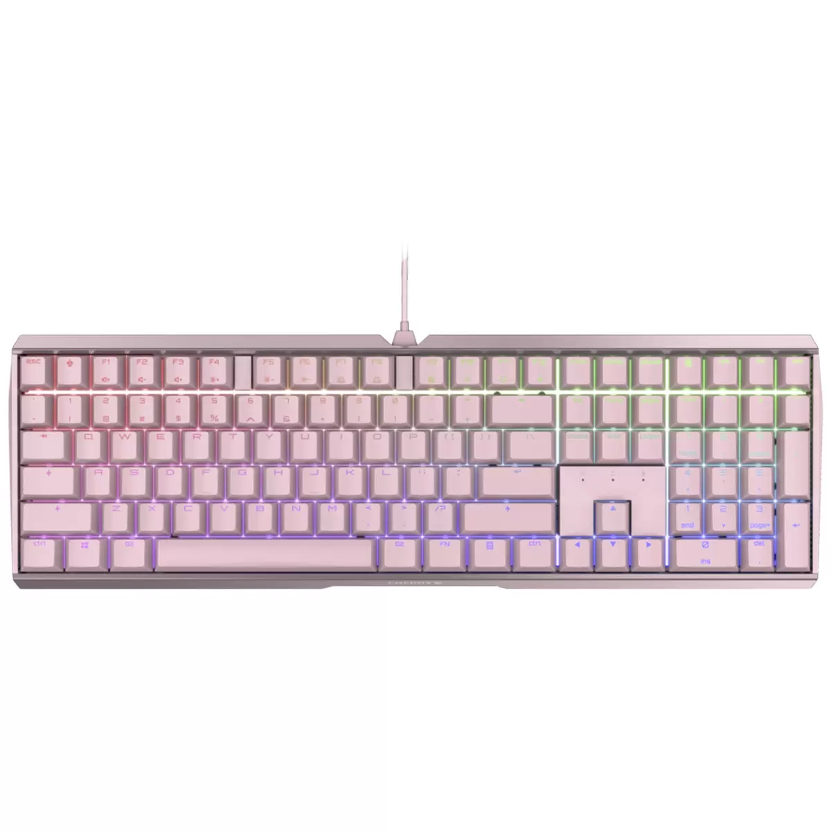 CHERRY MX 3.0S RGB Gaming Keyboard (Pink)