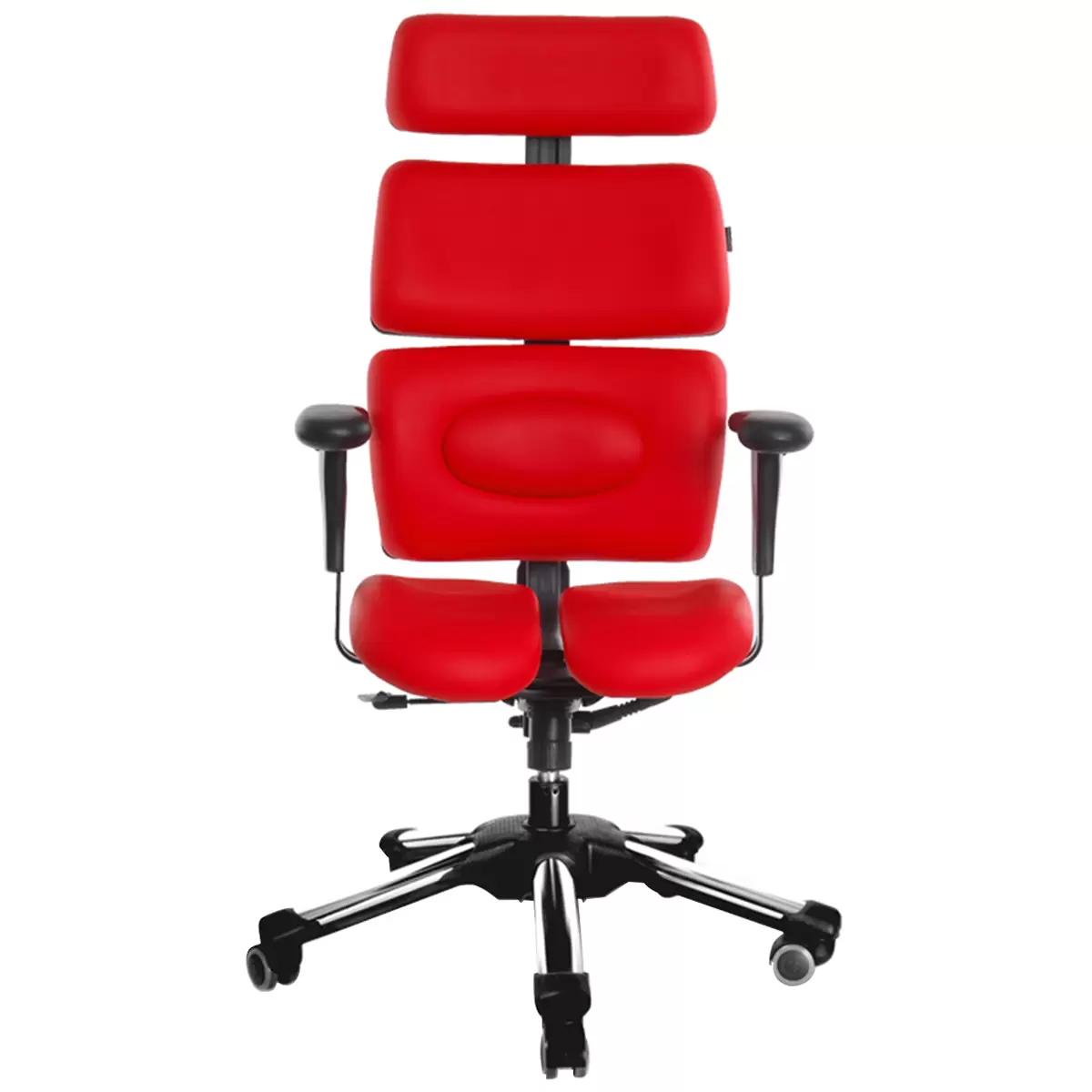 IDS Hara Chair Doctor V Black Pattern - Red