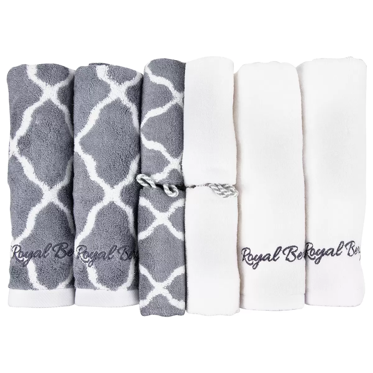 Royal Bergen Bamboo Hand & Face Towel Gift Set 8 piece