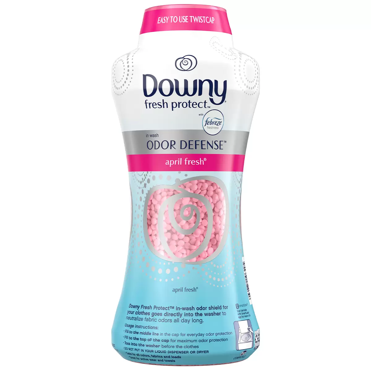 Downy Fresh Protect Beads In Wash Odour Defense April Fresh 2 x 963g 2